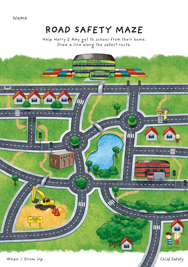Road Safety Maze